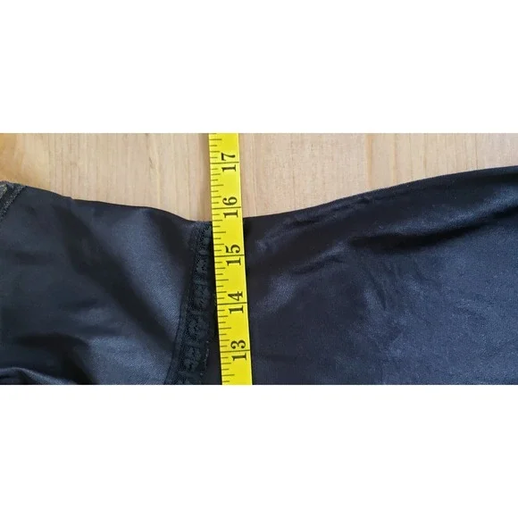 Vintage Black Lingerie Slip Size 38 Dress Undergarment - Picture 7 of 8